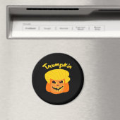 Aimant Trumpkin Citrouille Halloween Design - Retro Sloga (In Situ (Lave-vaisselle))