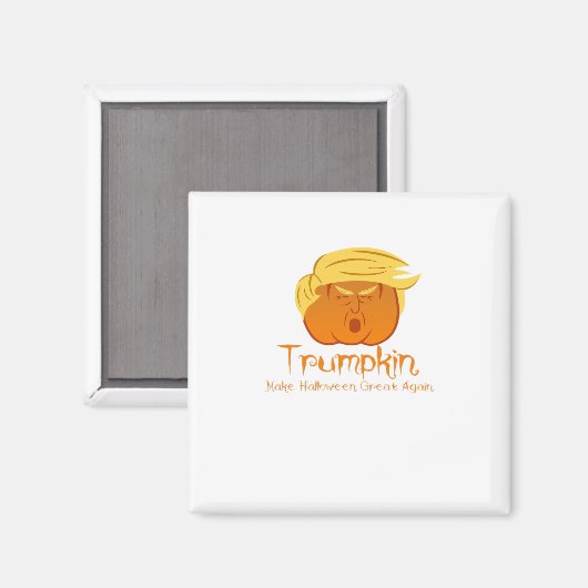 Aimant Trumpkin Classic & Drôle Design Pour Halloween (Recto/Verso)