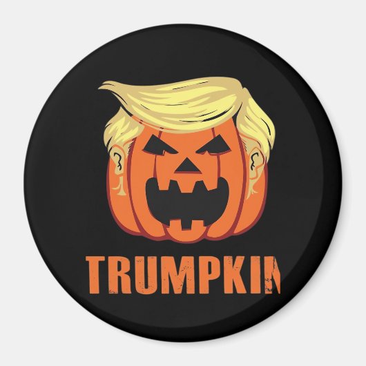 Aimant Trumpkin fait Halloween (Devant)