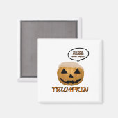 Aimant Trumpkin Halloween ajusté (Recto/Verso)