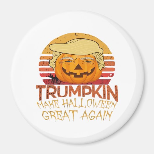 Aimant Trumpkin Halloween Funny Classic (Devant)