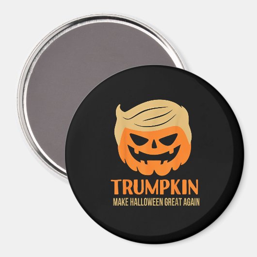 Aimant Trumpkin Make Halloween Great Again (Recto/Verso)