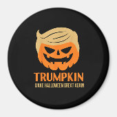 Aimant Trumpkin Make Halloween Great Again (Devant)
