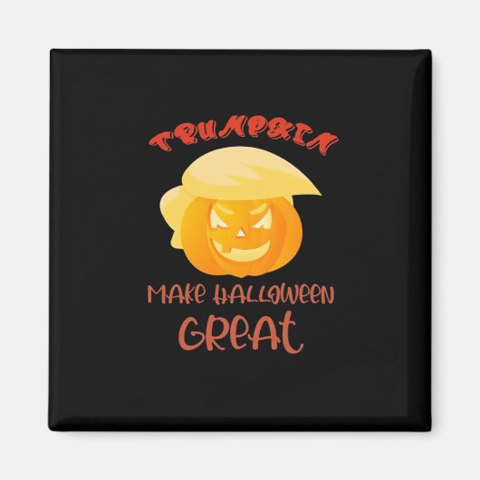 Aimant Trumpkin rend Halloween grand classique (Devant)