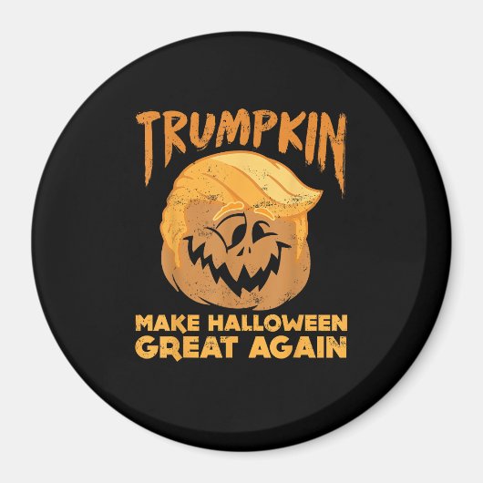 Aimant Trumpkin Rendre Halloween grande à nouveau drôle P (Devant)