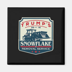 Aimant Trump's Snowflake Removal Service Funny Donald Tru