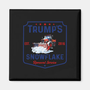 Aimant Trump's Snowflake Removal Service Funny Trump 2024