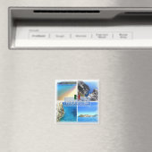 Aimant TSC017 ELBA, Mosaïque, Toscane, Réfrigérateur (In Situ (Lave-vaisselle))