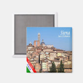 Aimant TSC038 SIENA View San Clememte, Réfrigérateur tosc (Recto/Verso)