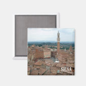 Aimant TSC039 SIENA Panorama, Toscane, Frigo (Recto/Verso)
