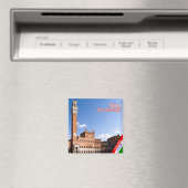 Aimant TSC046 SIENA, Torre del Mangia, Toscane, Frigo (In Situ (Lave-vaisselle))