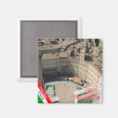 Aimant TSC054 SIENA Piazza del Campo, Toscane, Frigo (Recto/Verso)