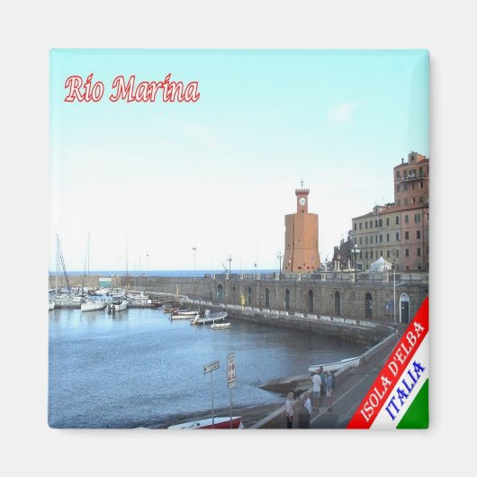 Aimant TSC071 RIO MARINA, île ELBA Toscane, réfrigérateur (Devant)