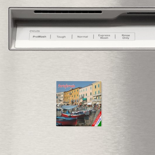 Aimant TSC074 PORTOFERRAIO Île ELBA, Toscane, Réfrigérate (In Situ (Lave-vaisselle))