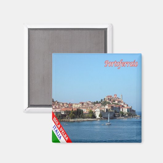 Aimant TSC077 PORTOFERRAIO ELBA Island - Toscane - Réfrig (Recto/Verso)