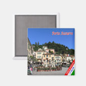 Aimant TSC079 PORTO AZZURRO ELBA Island, Toscane, Frigo (Recto/Verso)