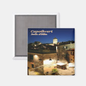 Aimant TSC085 CAPOLIVERI Par Nuit, Île ELBA, Réfrigérateu (Recto/Verso)