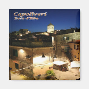 Aimant TSC085 CAPOLIVERI Par Nuit, Île ELBA, Réfrigérateu