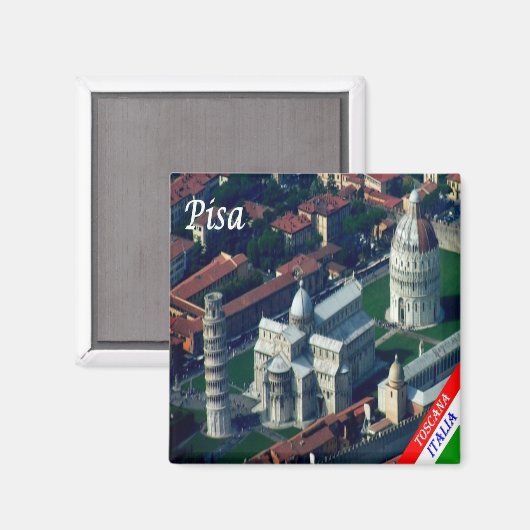 Aimant TSC102 PISA, Champ de Miracles, Toscane, Réfrigéra (Recto/Verso)