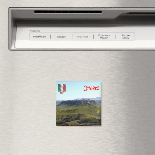 Aimant TSC104 ORVIETO, Panorama, Toscane, Frigo (In Situ (Lave-vaisselle))