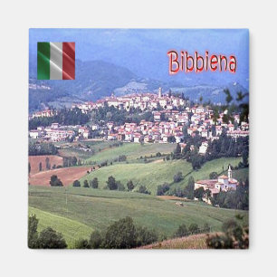 Aimant TSC112 BIBBIENA, Panorama, Toscane, Italie, Frigo