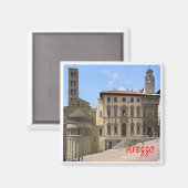 Aimant TSC135 AREZZO, Toscane, Italie, Europe, Frigo (Recto/Verso)