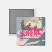 Aimant Tshirts et cadeaux authentiques de surf (Recto/Verso)