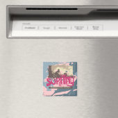 Aimant Tshirts et cadeaux authentiques de surf (In Situ (Lave-vaisselle))