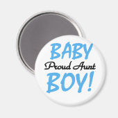 Aimant Tshirts et cadeaux de garçon de tante fière (Recto/Verso)