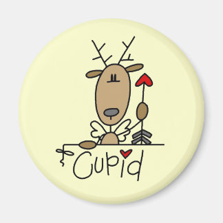 Aimant Tshirts et cadeaux de Noël Cupid Reindeer