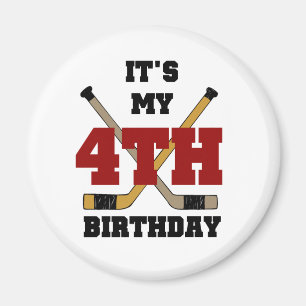 Aimant Tshirts et cadeaux pour le 4e anniversaire de hock