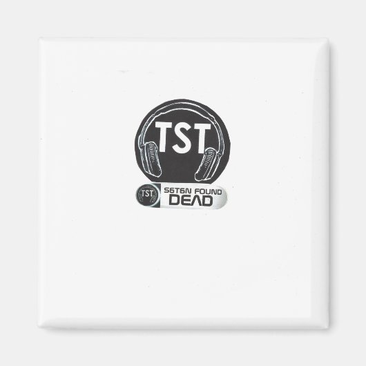 Aimant TST SATAN EST MORT Bon débarras (Devant)