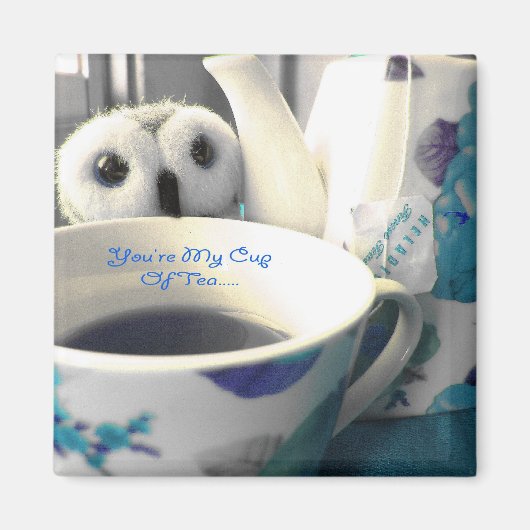 Aimant Tu es ma coupe de thé (Devant)