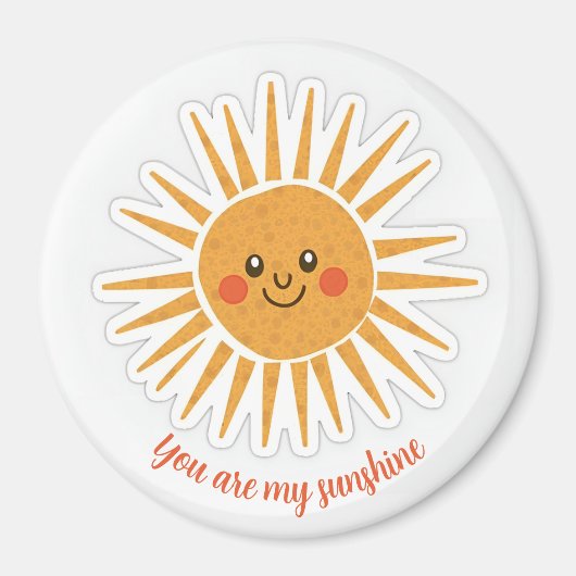 Aimant Tu es mon rayon de soleil (Devant)