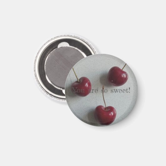 Aimant Tu Es Tellement Sweet Cherry (Recto/Verso)