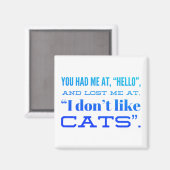 Aimant Tu m'as eu au bonjour et tu m'as perdu à je n'aime (Recto/Verso)