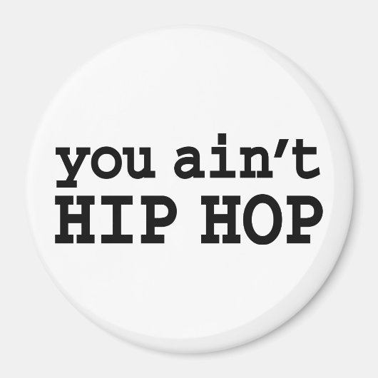 Aimant tu n'es pas HIP HOP (Devant)