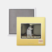 Aimant Tu viens voir le fort de mah ? (Recto/Verso)