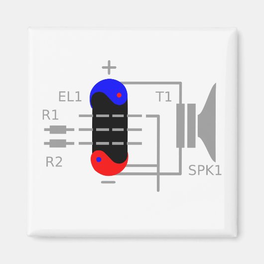 Aimant Tube Amp (Devant)