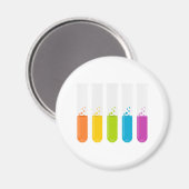 Aimant Tubes d'essai en chimie (Recto/Verso)