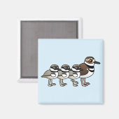 Aimant Tueur et trois poussins (Recto/Verso)