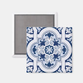 Aimant Tuile bleue portugaise (Recto/Verso)