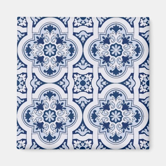 Aimant Tuile bleue portugaise (Devant)