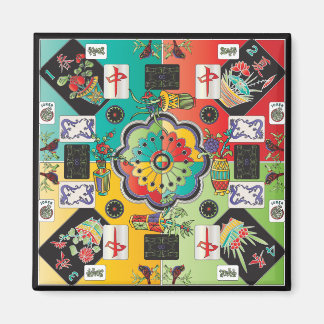 Aimant Tuiles de Mah-Jong magnétiques