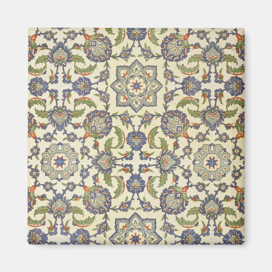 Aimant Tuiles murales de Qasr Rodouan, de 'L'art arabe vu (Devant)