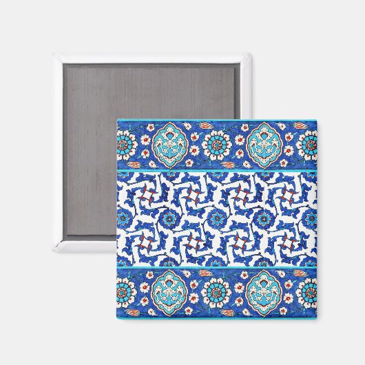 Aimant tuiles turques (Recto/Verso)