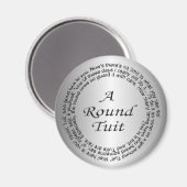 Aimant Tuit ronde en argent (Recto/Verso)