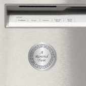 Aimant Tuit ronde en argent (In Situ (Lave-vaisselle))