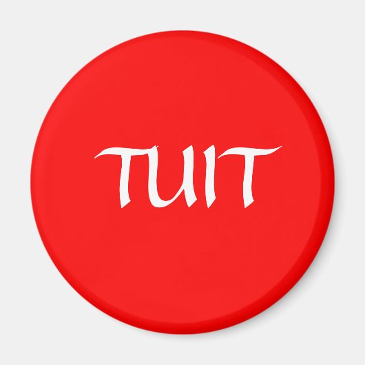 Aimant TUIT Rouge (Devant)