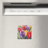 Aimant Tulip arc-en-ciel (In Situ (Lave-vaisselle))